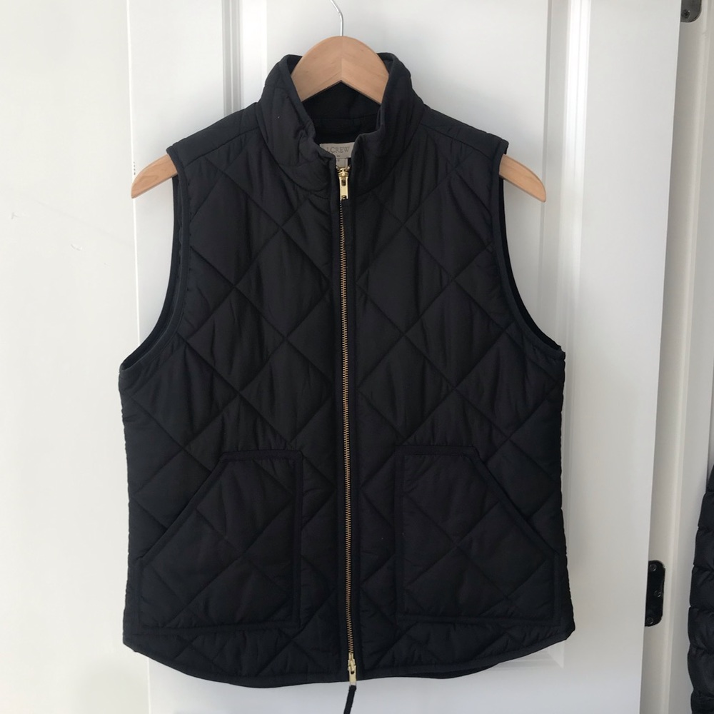J Crew Black Vest